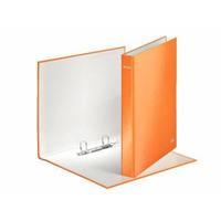 Leitz WOW A4 Ring Binder 2 D-Ring 250 Sheets Maxi Orange Pack of 10