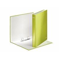 leitz wow a4 ring binder 2 d ring 250 sheets maxi green pack of 10