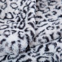 Leopard Print Faux Fur 1.5 M Fabric 404848
