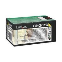 lexmark yellow high yield return program toner cartridge yield 2 000