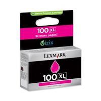 Lexmark 100XL Magenta High Yield Return Program Ink Cartridge 14N1070E