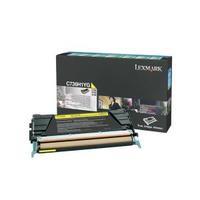 Lexmark Yellow High Yield Return Program Toner Cartridge Yield 10, 000