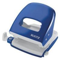 leitz nexxt series metal hole punch 30 sheet blue 50080035