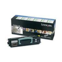 lexmark x340 black return program toner cartridge yield 2 500 pages