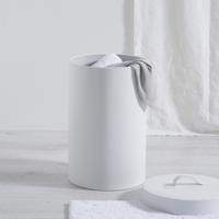 Leather Small Laundry Bin