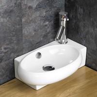 lecce right cloakroom compact sized counter basin