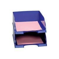 Leitz Plus Jumbo Letter Tray Blue for Format A4 52330035