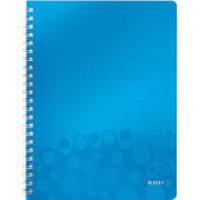 leitz wow notebook a4 ruled blue