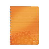 leitz wow notebook a4 pp ruled orange