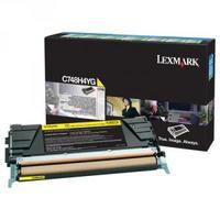 lexmark yellow return program toner cartridge high capacity c748h3yg