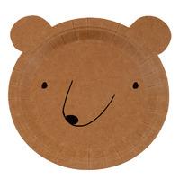 Lets Explore Bear Paper Party Plates