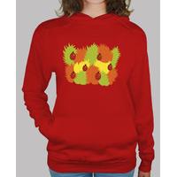 Leaves And Ladybugs In Autumn Hoodie