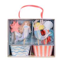 Lets Be Mermaids Party Cupcake Kit