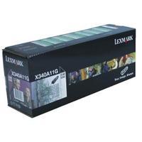 Lexmark X340A11G Black Return Program Toner Cartridge