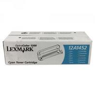 lexmark optra colour 1200 toner cartridge cyan 12a1452