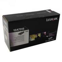 Lexmark Black Toner Cartridge High Yield 12A7315