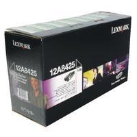 lexmark high capacity 12a8425 black return program toner cartridge