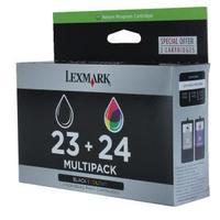 lexmark 2324 black colour inkjet cartridge pack of 2 18c1419e