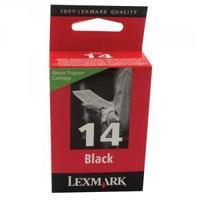 lexmark 14 black return program inkjet cartridge 18c2090e