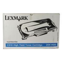 Lexmark Cyan Toner Cartridge High Capacity 20K1400