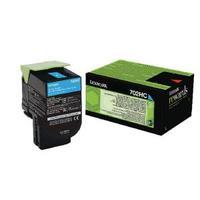 Lexmark 702HC Cyan Toner Cartridge High Capacity 70C2HC0