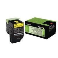 Lexmark 702HY Yellow Toner Cartridge High Capacity 70C2HY0