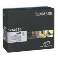 lexmark t520522 high yield laser toner cartridge black 12a6735