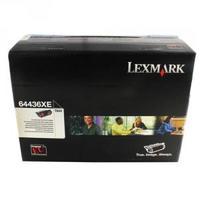 lexmark black toner cartridge extra high yield 64436xe