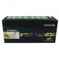 Lexmark Cyan Return Program Toner Cartridge Extra High Yield C7720CX