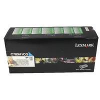 Lexmark Cyan Return Program Toner Cartridge High Capacity C780H1CG