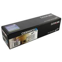 lexmark cyan toner cartridge high capacity c930h2cg