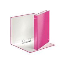 leitz wow a4 25mm pink 2 d ring binder pack of 10 42410023