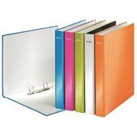 Leitz Wow A4 Plus 25mm Assorted 2 D-Ring Binder Pack of 10 42410099