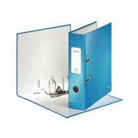 leitz 180 wow 80mm metallic blue a4 lever arch file pack of 10