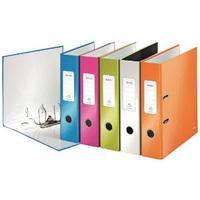 Leitz 180 Wow 80mm Assorted A4 Lever Arch File Pack of 10 10050099