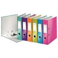 leitz 180 wow 50mm assorted a4 lever arch file pack of 10 10060099