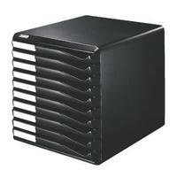 Leitz 10 Drawer Form Set Black Black 5294-0095