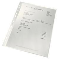 leitz recycle punched pockets pack of 100 4791 10 03