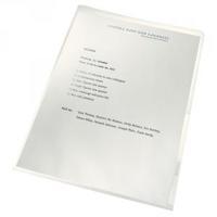 Leitz ReCycle Cut Flush Folders Clear Pack of 100 4001-00-03