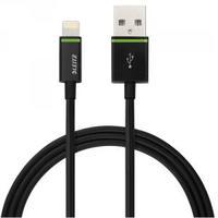 leitz lightning to usb xl 2m cable black 62130095