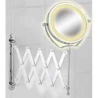 led make up mirror chromium wenko 3656380500 silver