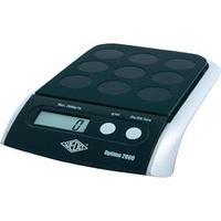 Letter scales WEDO 482001 Weight range 2 kg Readability 1 g battery-powered Grey