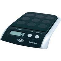 Letter scales WEDO 485001 Weight range 5 kg Readability 1 g battery-powered Grey