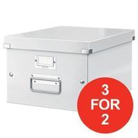 Leitz Click and Store Medium Storage Box White for A4 Documents Ref