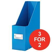 Leitz Click and Store Magazine File Blue Ref 60470036 3 for 2