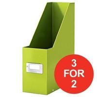 Leitz Click and Store Magazine File Green Ref 60470064 3 for 2
