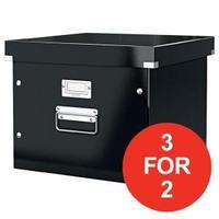 Leitz Click and Store Archive Box Black for A4 Suspension Files Ref