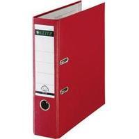 Leitz 180° 10151025 DIN A4 Plastic Lever Arch Folder 80mm Width, Red