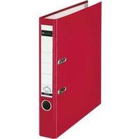 Leitz 180° 10151025 DIN A4 Plastic Lever Arch Folder 52mm Width, Red