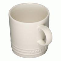 le creuset stoneware mug almond